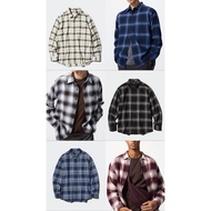KEMEJA Uniqlo man flannel Shirt