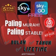 (Paling Murah &amp; Stabil) SKYTV Free SKYGO BULANAN Pakej (FAST Delivery)