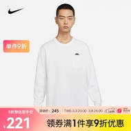 耐克（NIKE） 男子长袖口袋T恤 SPORTSWEAR PREMIUM ESSENTIALS DR7930-100 L