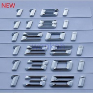 NEW 3D Metal silver Sticker 118i 120i 125i 130i M135i car rear boot emblems number letter badge for 