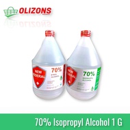 New Federal 70% Isopropyl Alcohol • 1 Gallon • Unscented