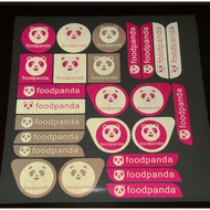 foodpanda 3M Reflective Sticker [Small Size] Panda Delivery food Warning UBEREAT Car Waterproof Sunscreen 3330