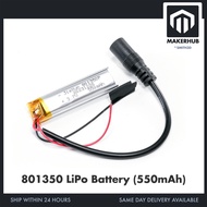 3.7V Li-Po Battery Lithium Polymer Battery 801350 103450 Rechargeble