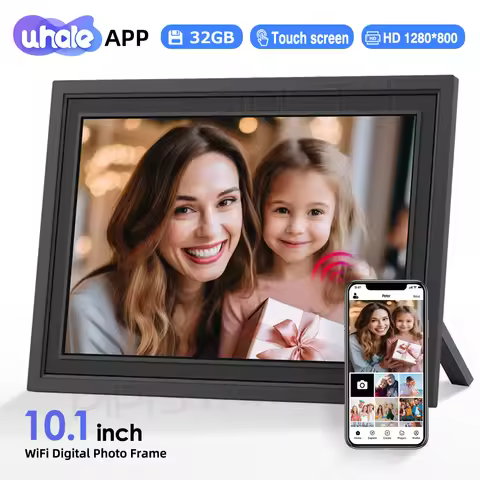10.1-inch digital photo frame, WiFi electronic photo frame, 1280 * 800 high-definition cloud intelli