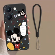 VIVO Y05 Y11d Y31d Y21 5G Case Cartoon Mickey Lovely Case Shockproof Liquid Rubber Cover