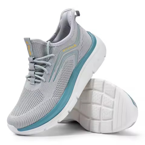 Thick Sole Running Shoes Men's Sneakers Cushioned Lightweight Wide Fit with Arch Support for Swollen