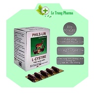 [ GENUINE ] L-CYSTINE soft capsules improve dark spots Slingshotm and dark skin, box of 60 capsules