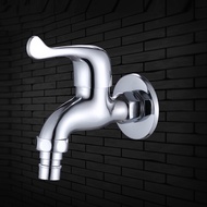 Faucet 4 Points Ceramic Valve Core Single Cool Quick Open Faucet Aerator Washing Machine Mop Pool Faucet