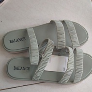 (BISA COD) Sandal selop terbaru New BLC 1205-X1 Sandal Selop Jelly Wanita Kerut Amanda