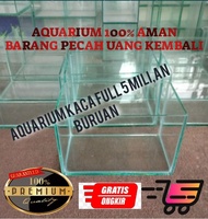 Aquarium/soliter cupang 25x15x15