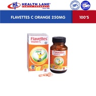 Flavettes C Orange 250mg (100's)