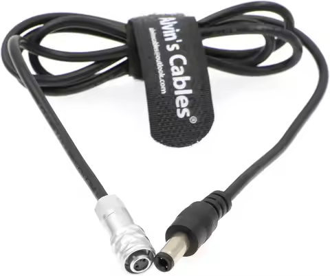 Alvin's Cables DC Power Cable for Blackmagic Pocket Cinema 4K BMPCC 4K DC to 2 Pin Female Cable