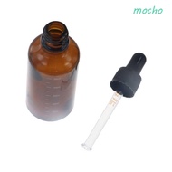 MOCHO Dropper Bottle with Scale Amber Basic Refillable Bottles Empty Travel Essential Oil Dropper Bo