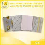 3D Wall Paper with Elegant Motif Living Room Wall Paper, CY Batik Motif Wall Sticker 45CMX8M