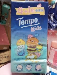 [限量優惠裝]TEMPO Kids兒童版四層天然無香袋裝面紙4+1包優惠裝-Tempo x Mamegoma特別版