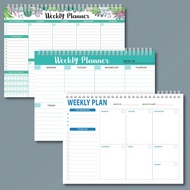 SweetHome 52 Weeks Weekly/Daily Planner Double Coil Aesthetic To-Do-List Notebook Planner