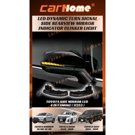Toyota NOAH Harrier XU80 XU60 VOXY Side Mirror LED Turn Signal Running Light SMOKE Dragon scales