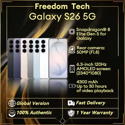 Global Version Samsung Galaxy S26 Smartphone NFC