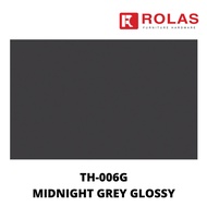 TACO HPL MIDNIGHT GREY GLOSSY TH-006G / HPL LAMINATE / ROLAS PEKAYON