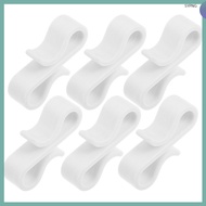 50 Pcs Hooks Outdoor Lights Christmas Decoration Hanger 2.80X1.00X0.70CM White Pp  shaoyiping