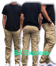 💓READY STOCK Seluar Kargo Balt Slack 6 Poket Kain Tebal Cargo Pant Multi Pocket Seluar Kerja / Workw