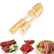 YOUCUN 14m Collagen Sausage Casing Skins 22mm Long Small Breakfast Sausages Tools