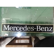Mercedez resin embossed sticker benz size 30x5 car sticker