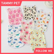 Sevenpet Cute Printed Dog Clothes for Shih Tzu Male and Female Cartoon Pet Vest Summer Cat Tshirt Pu
