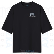 Gameres Over Size T-Shirt with America Game Logo, Casual Over Size 20s T-Shirt