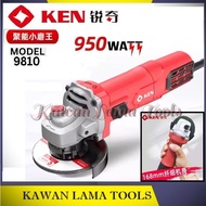 KEN 950W 9810 / 9810A Angle Grinder 4" 100MM ( Slide Switch / Rear Switch )