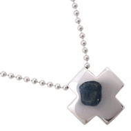 二手蒂芬妮羅馬十字架項鍊，925 純銀，義大利製造，約 14.1 克，女士