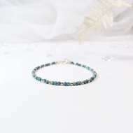 綠松石 l 成功之石 × 守護 - 12月誕生石 美國14KGF 極細手鍊