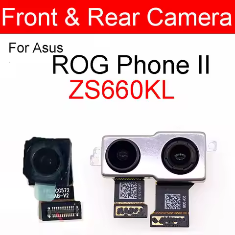 Charging&Power Volume Button For ASUS ROG Phone II 2 ZS660KL Front Rear Camera Lens Earpiece Wifi Fi