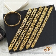 Gelang Tangan Emas Cop 916 Emas Korea Bracelet Women Gold Plated 24K Fashion Jewellery Gila - Gila G