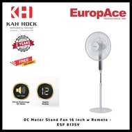 EuropAce ESF 8135V : 16" DC Stand Fan - 2 YEARS WARRANTY