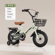 兒童單車-12寸-薄荷綠+後座閃光輔輪
