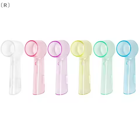 〔R〕6 Pcs Transparent Toothbrush Head Dust Cover Suitable For Replacement Brush Head Series Electric 