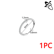 1 PC 20G Stainless Steel Nose Ring Piercing Septum Piercing Lip Ring 6mm/8mm/9mm/10mm/12mm Seamless 
