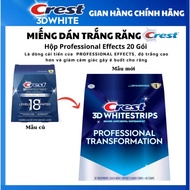 Box of Crest 3D White Professional Effects Teeth Whitening Strips Genuine American Whitening Strips