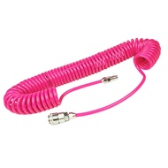E-Value สายลมสปริง 9m SAH-9 / Screw Air Hose 5x8mm 0.7MPa Pink