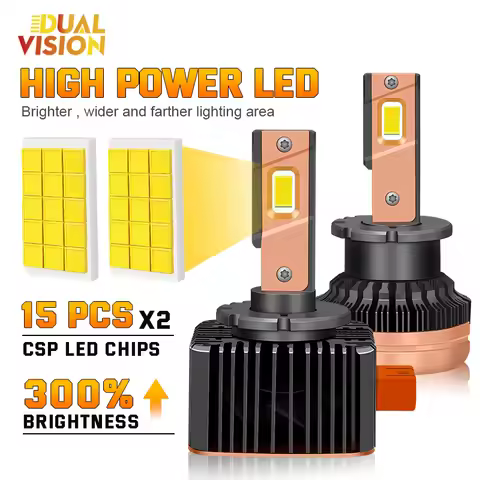 D Series D1S D3S LED 1200W 900000LM Headlight Bulbs CSP Chip High Power D2S D4S D5S D8S D1R D4R D2R