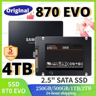 2024 Brand 4TB SSD 870 EVO SATAIII 2TB 1TB Internal Solid State Disk HDD Hard Drive 560MB/S 2.5inch Laptop Desktop PC Original