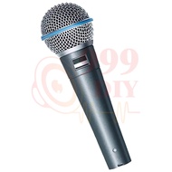 999DIY ไมโครโฟน 58A ไมค์ไดนามิก Supercardioid ประสิทธิภาพสูง สำหรับงานเสียงระดับมืออาชีพ คุณภาพเสียง