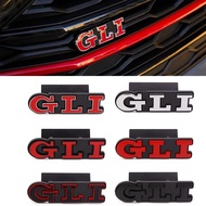 3D Metal Car Letters Rear Trunk Front Grill GLI Logo Badge For Golf Bora VW Jetta MK4 MK5 MK6 MK7 GLI Emblem Sticker Accessories