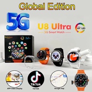 NEW SimCard +Rotating Camera smart watch U8 Ultra 4G/5G Cellular Card Smart Watch 3+32GB 1.6 Inch AM