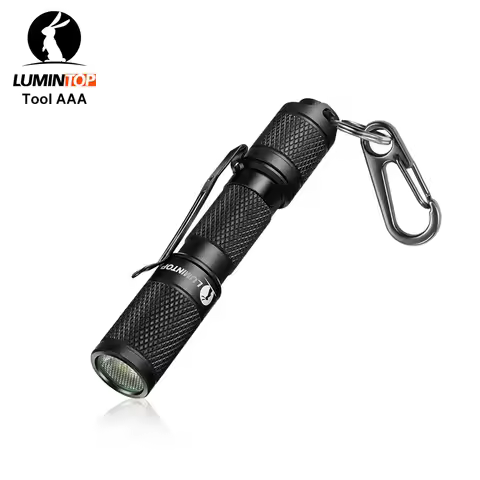 LUMINTOP EDC Mini Flashlight Tool AAA 3 Outputs IP68 Waterproof High-Power LED Easy to Carry 110 Lum