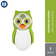 Flipper Owl Toothbrush Cover with Timer (Earthy/ Hearty/ Smarty) 1s | Interactive 2 Minute Sand Time