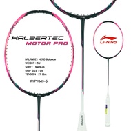 Li-Ning Badminton Racket Halbertec Motor Pro (4U/5U) With Strings Grip Wrap Bag Thai Warranty 6