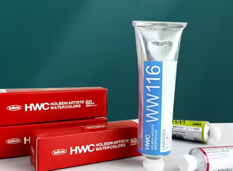 Holbein Artist Watercolor 60ml Tube HWC Transparent acuarela