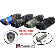 Motorcycle Exhaust Scooter Modified exhaust Akrapovic Muffler Silencer Only pipe Sport Bike R3